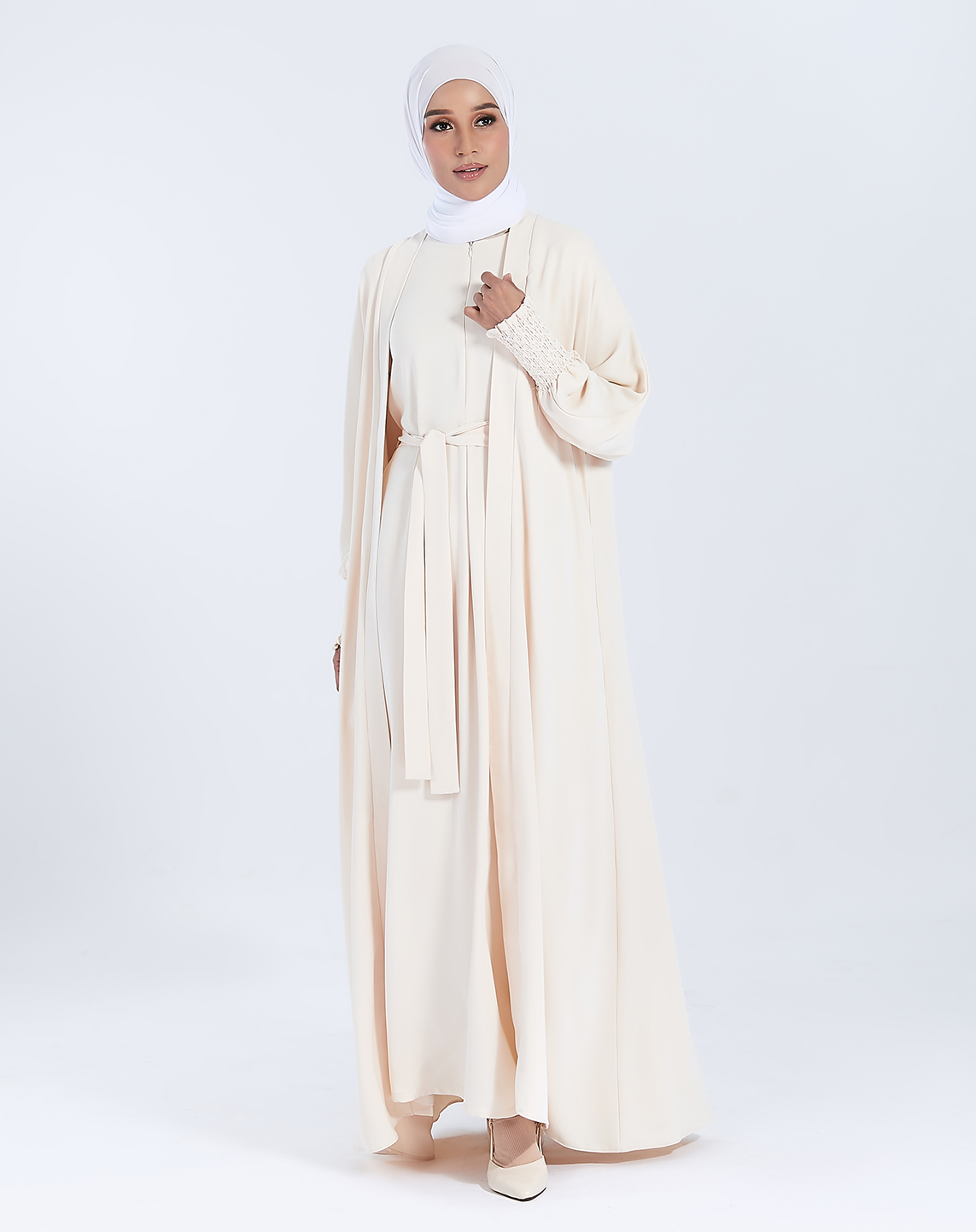 SABREEN CARDIGAN IN CREAM